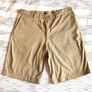 Nike Tan Golf Shorts, Size 34